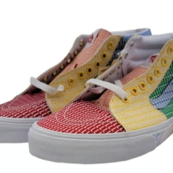 Vans Pride Mens Sneakers Multicolor Size 12 - Picture 4 of 4